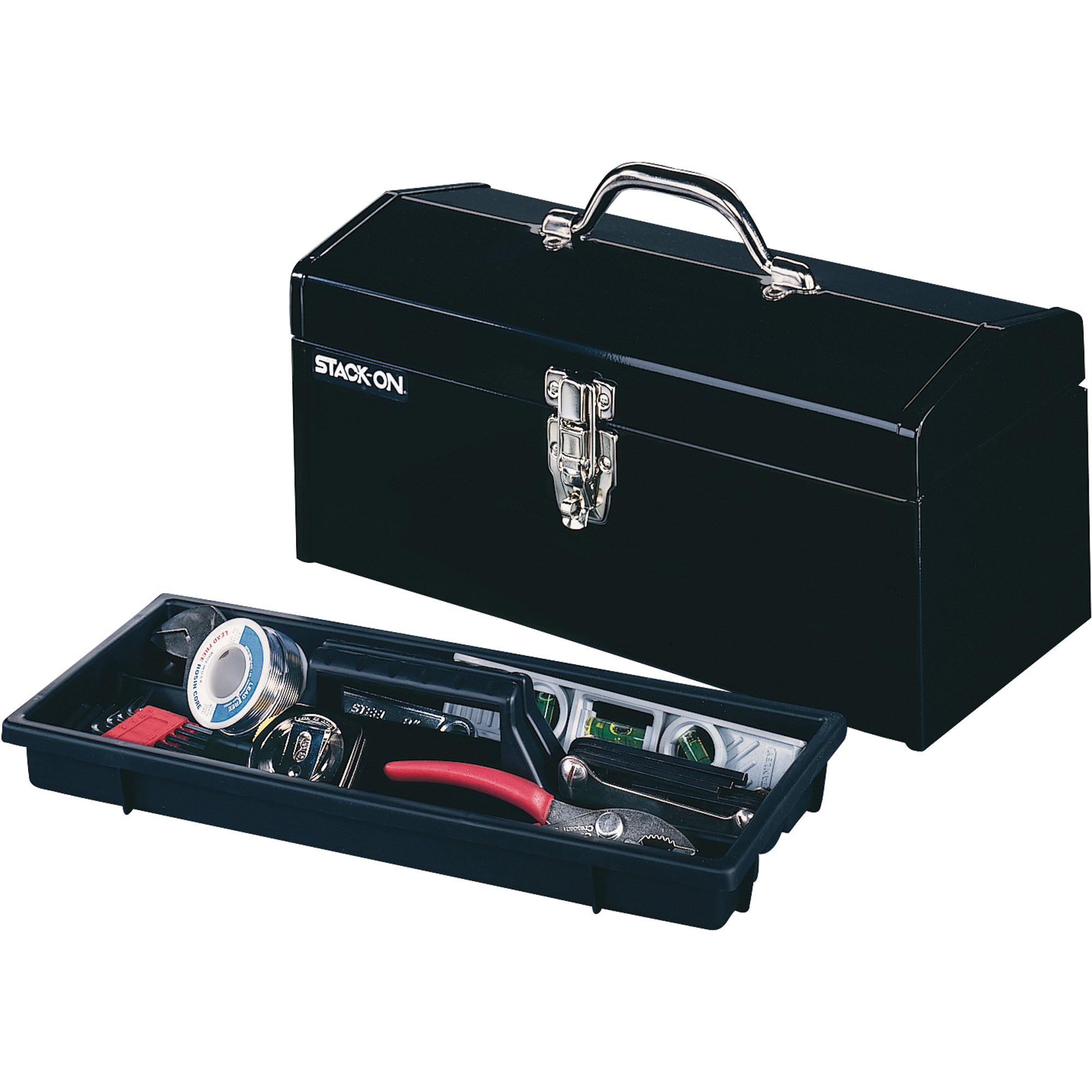 Stack-On Black Steel Multipurpose Toolbox — 16in., Model# SHB-16